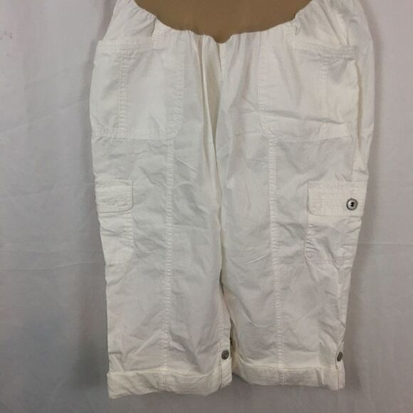 Motherhood maternity cropped cargo pants - Picture 3 of 7